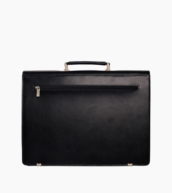 Cartable "Sérénité" en cuir - Vue arrière