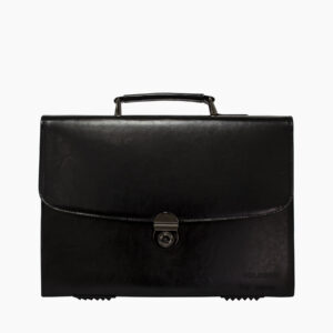 Cartable en cuir "Nexus" - Vue de face