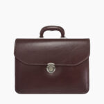 Cartable en PU "Équinoxe" - Vue de face