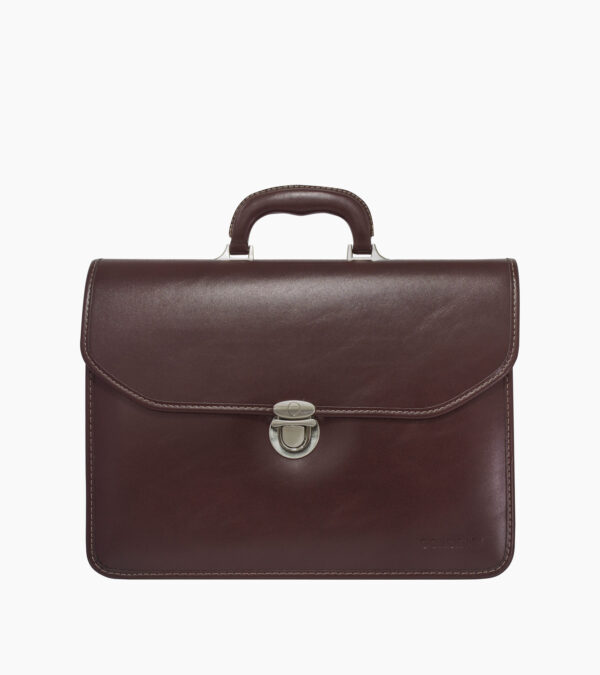 Cartable en PU "Équinoxe" - Vue de face