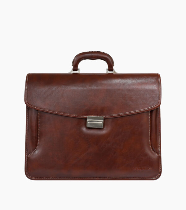 Cartable en PU "Pérégrin 2" - Vue de face