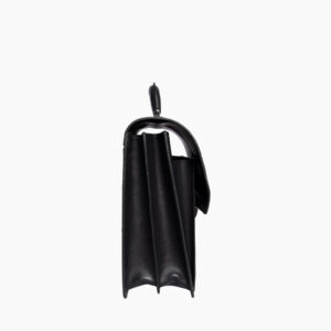 Vue de côté du cartable en cuir Élite