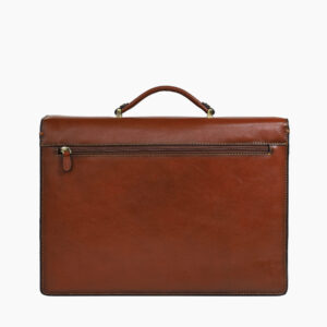 Cartable "Atlas" en cuir - Vue arrière