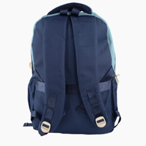 Sac à dos KIMBERLEY  – Style rétro, compartiments spacieux, polyester résistant | Collège & lycée | GOLDEN SBM - Bleu – Image 3