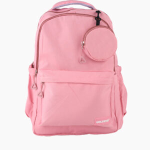 Sac à dos Harvard uni avec pochette – pratique & confortable | Primaire & Collège | GOLDEN SBM - Saumon – Image 1