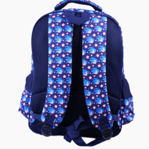 Sac à dos enfant imprimé – Poche rigide décorative et confortable | Primaire & Collège | GOLDEN SBM - Bleu – Image 3