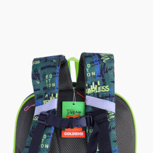 Sac à dos enfant rigide EVA – rigide EVA ,Illustrations en relief | Collège & lycée école & loisirs | GOLDEN SBM - Vert – Image 3