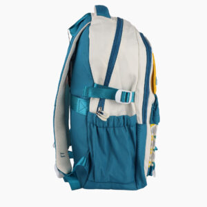 Sac à dos scolaire Stripe – Polyester , Confort matelassé, | collège & lycée | GOLDEN SBM - Vert bouteille – Image 3