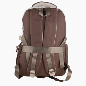 Sac à dos scolaire GS – Polyester résistant | collège & lycée | GOLDEN SBM - Marron – Image 3