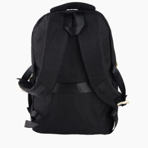 Sac à dos KIMBERLEY  – Style rétro, compartiments spacieux, polyester résistant | Collège & lycée | GOLDEN SBM - Noir – Image 3