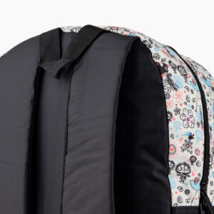 Sac à dos enfant imprimé – léger & tendance | Primaire & Collège | GOLDEN SBM - Blanc – Image 5