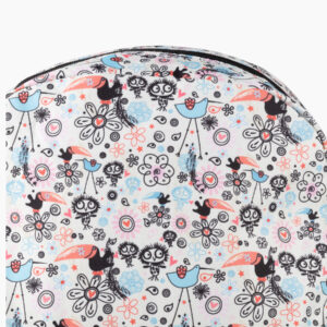 Sac à dos enfant imprimé – léger & tendance | Primaire & Collège | GOLDEN SBM - Blanc – Image 4