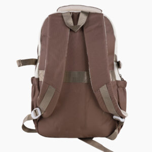 Sac à dos scolaire Stripe – Polyester , Confort matelassé, | collège & lycée | GOLDEN SBM - Marron – Image 3