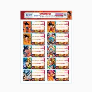 Étiquette Écolier – Autocollante & Design Ludique | Scolaire & Bureau | GOLDEN SBM – Motifs Ludiques – Image 1