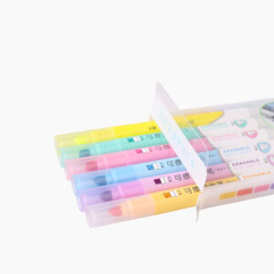 Surligneurs effaçables – Dreamy Colors | 6 couleurs pastel | Double embout | GOLDEN SBM – Image 4