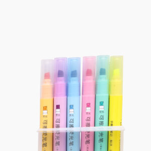 Surligneurs effaçables – Dreamy Colors | 6 couleurs pastel | Double embout | GOLDEN SBM – Image 5