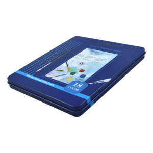 Set d'Aquarelle Nomade 18 Couleurs – Coffret Métal Complet avec Pinceau à Réservoir et Papier | Artistes et Débutants | Giorgione – Bleu – Image 3