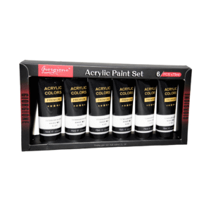 PEINTURE ACRYLIQUE KIT DE 6 TUBES TITANIUM BLANC 75 ML GIORGIONE 46608 – Image 3