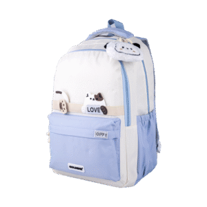 Sac à dos Doci Love – Design Ergonomique | Maternelle & Primaire | GOLDEN SBM – Bleu – Image 1