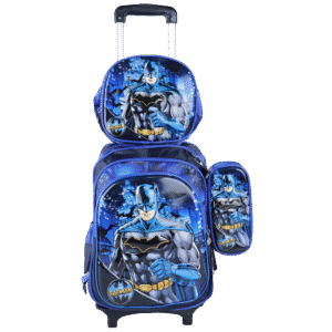 Sac à dos Lycée Chariot – 19 Litres, Robuste | Collège & Lycée | GOLDEN SBM – Batman – Image 1