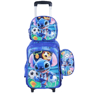 Sac à dos Lycée Chariot – 19 Litres, Grande Capacité | Collège & Lycée | GOLDEN SBM – Stitch – Image 1