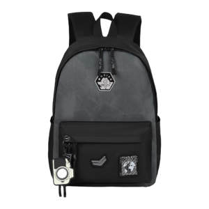 Sac à dos Lycée – 15L, Design Séquane | Collège & Lycée | GOLDEN SBM – Noir – Image 1