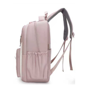 Sac à dos Adolescent – Grande Capacité 24L | Collège & Lycée | GOLDEN SBM – Rose – Image 6