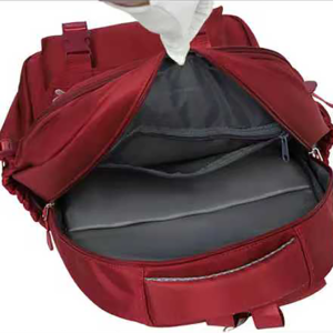 Sac à Dos Adolescent – Capacité 22L, Confortable | Collège & Lycée | GOLDEN SBM – Rouge – Image 4