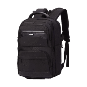 Sac à dos Porte PC – 15 Litres, Compartiment Ordinateur | Scolaire & Bureau | GOLDEN SBM – Noir – Image 2