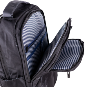 Sac à dos Porte PC – 15 Litres, Compartiment Ordinateur | Scolaire & Bureau | GOLDEN SBM – Noir – Image 3