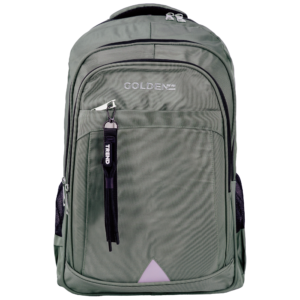 Sac à dos Porte PC – 33 Litres, Compartiment Ordinateur | Collège & Lycée | GOLDEN SBM – Vert – Image 1