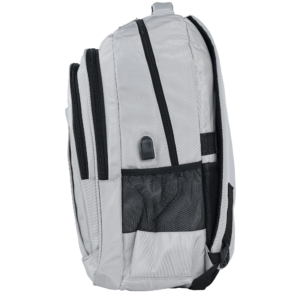Sac à dos Porte PC – 33 Litres, Grande Capacité | Scolaire & Bureau | GOLDEN SBM – Blanc – Image 2