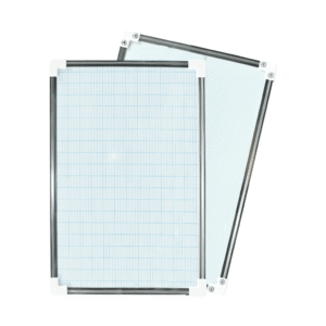 Ardoise KidyDraw – Quadrillée / Blanche | Maternelle & Primaire | GOLDEN SBM – Blanche – Image 1
