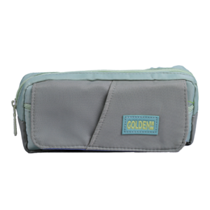 Trousse Rectangulaire Cartoon – Design Pratique | Maternelle & Primaire | GOLDEN SBM – Vert – Image 1