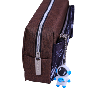 Trousse Rectangulaire Astro – Design Astro | Scolaire & Bureau | GOLDEN SBM – Marron – Image 3