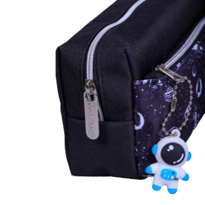 Trousse Rectangulaire Astro – Design Spatial | Maternelle & Primaire | GOLDEN SBM – Noir – Image 3