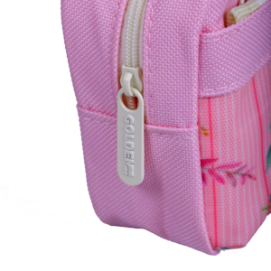 Trousse Rectangulaire – Design Élégant | Scolaire & Bureau | GOLDEN SBM – Rose – Image 3