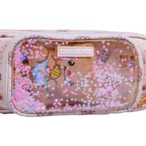 Trousse Rectangulaire Bear – Design Ludique | Scolaire & Bureau | GOLDEN SBM – Beige – Image 4