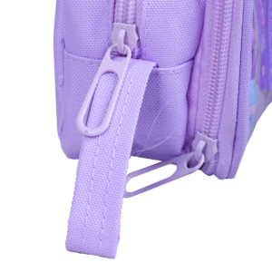 Trousse Rectangulaire Star – Motif Étoile | Scolaire & Bureau | GOLDEN SBM – Mauve – Image 3