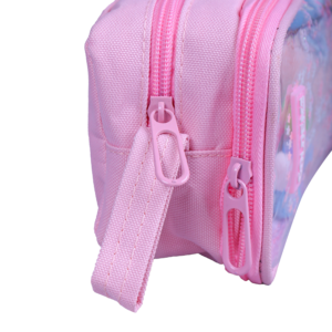 Trousse Rectangulaire Star – Motif Étoile | Maternelle & Primaire | GOLDEN SBM – Rose – Image 3