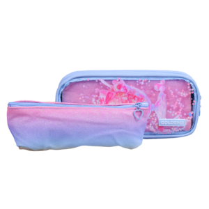 Trousse Rectangulaire Rainbow – Design Arc-en-ciel | Maternelle & Primaire | GOLDEN SBM – Bleu – Image 3