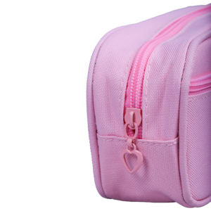 Trousse Rectangulaire Stitch – Zippée & Design Stylé | Maternelle & Primaire | GOLDEN SBM – Saumon – Image 3