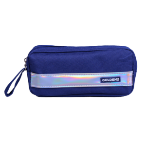 Trousse Rectangulaire Standard – Design Pratique | Scolaire & Bureau | GOLDEN SBM – Bleu – Image 1