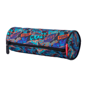 Trousse Ronde – Design Sportif | Maternelle & Primaire | GOLDEN SBM – Power Car – Image 1