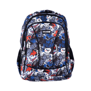 Sac à dos Graffiti SM – Design Graffiti, Robuste | Scolaire & Bureau | GOLDEN SBM – Bleu – Image 1