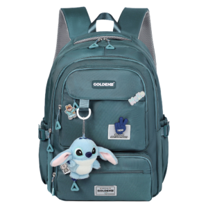 Sac à dos Adolescent – Capacité 22L | Collège & Lycée | GOLDEN SBM – Vert – Image 1