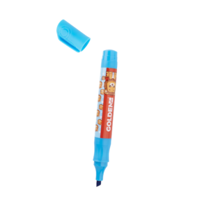 Marqueur Tableau Fantaisie – Pointe fine encre bleu | Scolaire & Bureau | GOLDEN SBM – Bleu – Image 1
