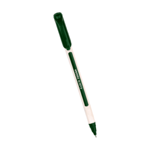 Stylo Claro Trion+ – Corps Blanc, Encre Verte | Scolaire & Bureau | GOLDEN SBM – Vert – Image 1