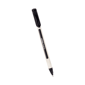 Stylo Claro Trion+ – Corps Blanc, Encre Noire | Scolaire & Bureau | GOLDEN SBM – Noir – Image 1