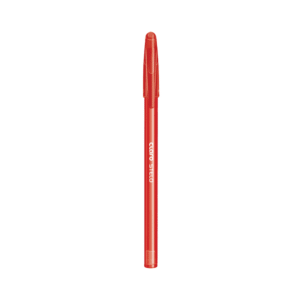 Stylo Claro Stelo – Design Élégant | Scolaire & Bureau | GOLDEN SBM – Rouge – Image 1